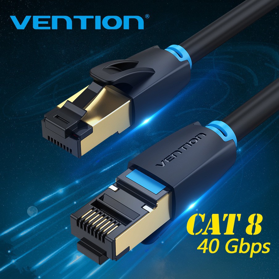 Vention Ethernet Cable RJ45 CAT8 40Gps 2000Mhz Professional High-speed Gaming Cable