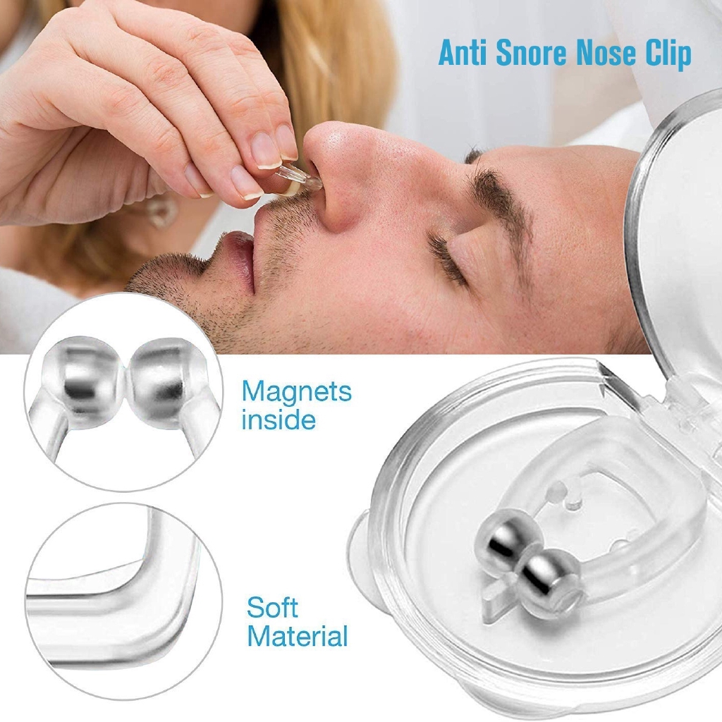 4PCS Anti Snoring Nose Clip-Easy Stop Snoring Solution Professional Sleeping Aid Relieve Snore Mini Comfortable Sleep