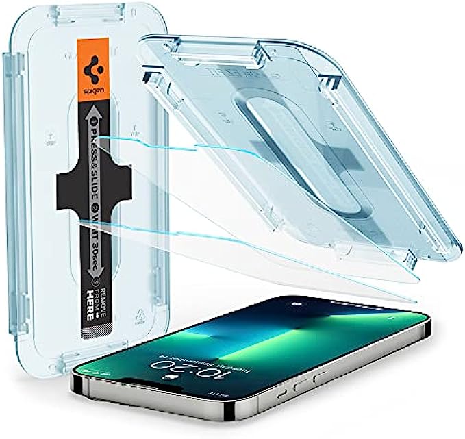 Spigen Tempered Glass Screen Protector [GlasTR EZ FIT] designed for iPhone 13 Pro (2021) / iPhone 13 (2021) - 2 Pack